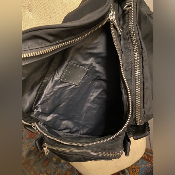 SANDRO OVERSIZED BELT BAG IN BLACK - Picture 11 of 15